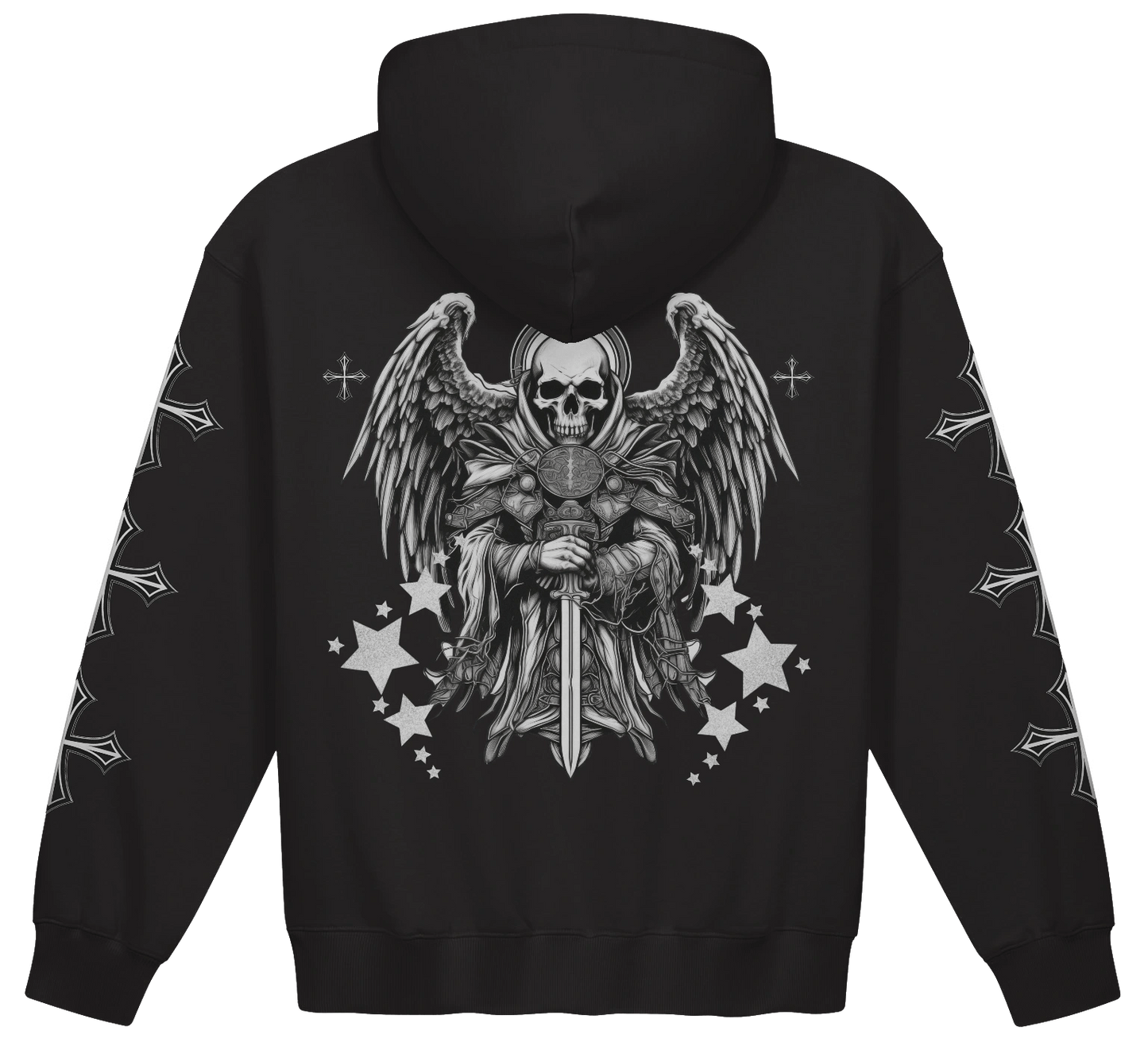 LUX EST VITA BLACK HOODIE