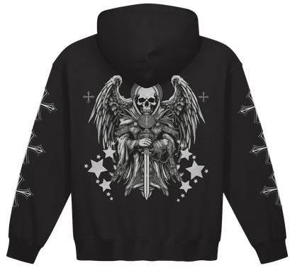LUX EST VITA BLACK HOODIE